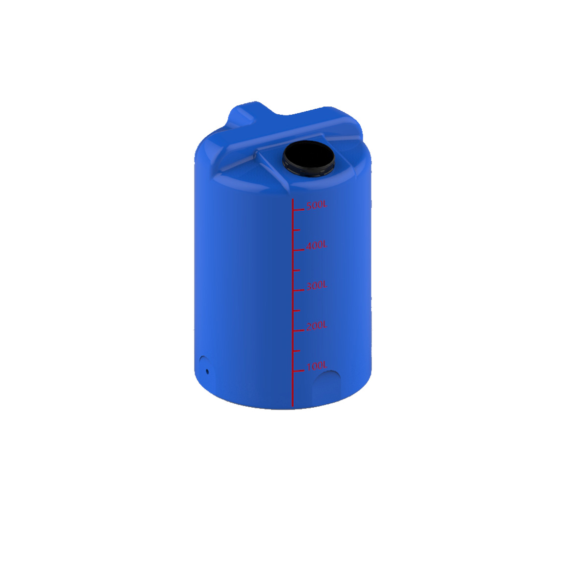 Blow molded circular 500L medicine box